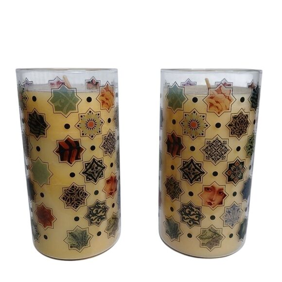 Candle Glass Vanilla Artistic Design New - Picture 9 of 10